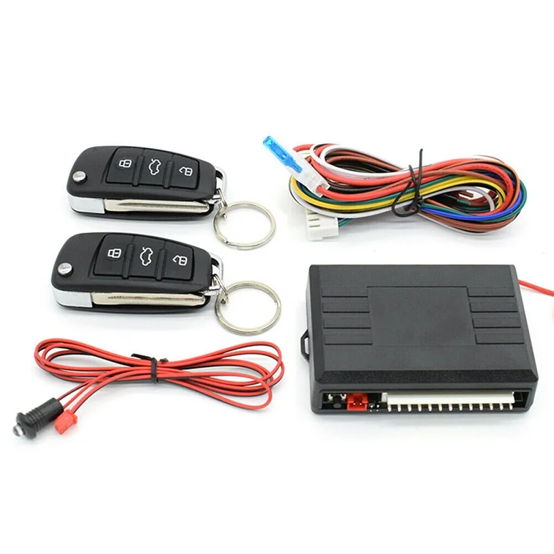 Universal 12V Car 3-button Remote Control Lock Kit Keyless Entry Car Alarm System Central Locking With Auto Remote Central Kit thumbnail 6