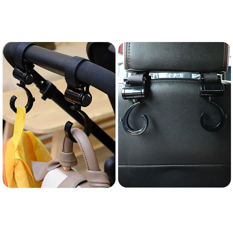 2PCS Pram Hook Baby Stroller Accessories Shopping Prop Multi Purpose Baby Stroller Hook Multi Purpose Shopping Pram Hook thumbnail 4