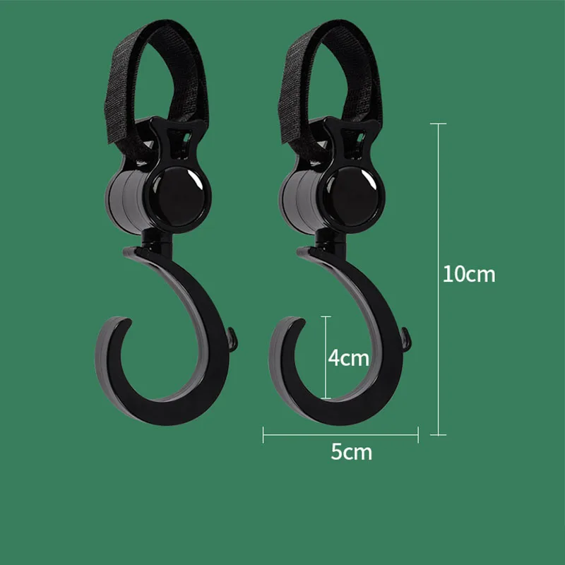 2PCS Pram Hook Baby Stroller Accessories Shopping Prop Multi Purpose Baby Stroller Hook Multi Purpose Shopping Pram Hook thumbnail 3