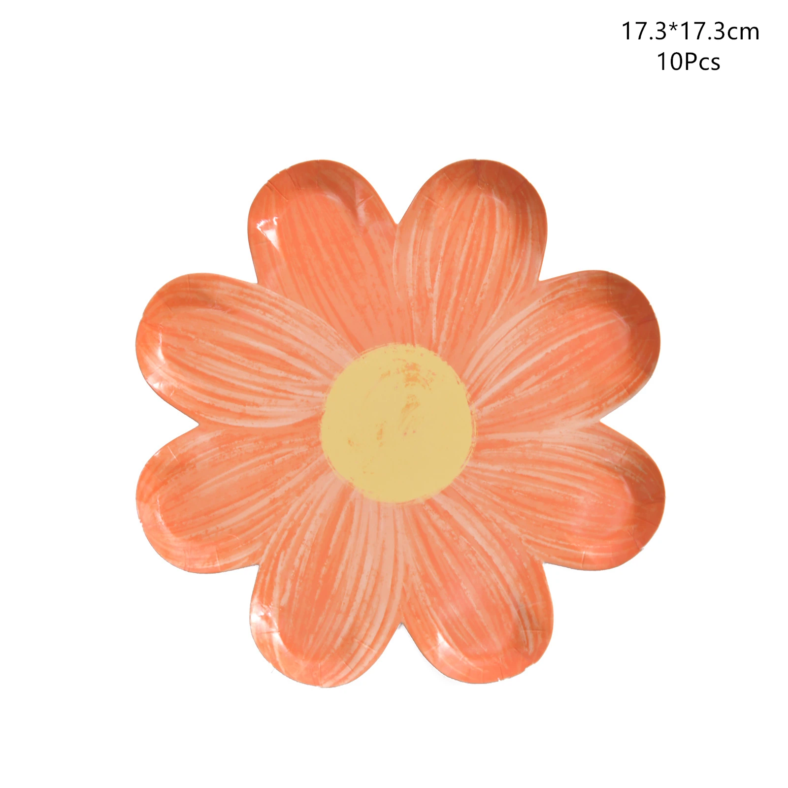 Disposable Daisy Paper Plate Flower Meal Plate Picnic Cake Plates Birthday Theme Party Decoration thumbnail 5