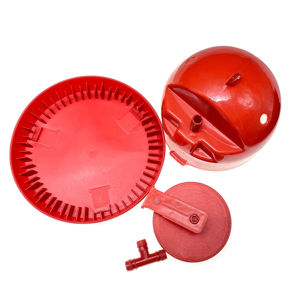 Plastic Automatic Feeder Day Old Chick brooder On Ground Feeding Water Fountain With Float Valve Automatic Chicken Farming thumbnail 4