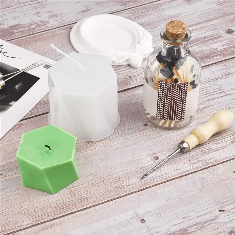 Round Hole Cone for DIY Silicone Mold Making Punch Tool Hand Drill Equipment Practical Gadget Punching Needle Candle Wick Tools thumbnail 4