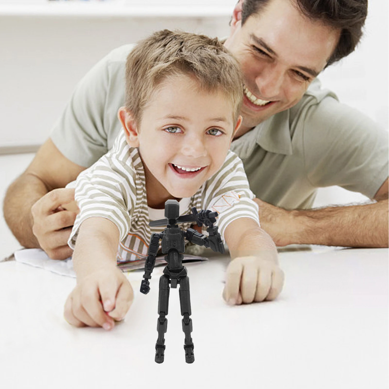1PCS 13 Joints Figure Articulate Movable Dummy Doll Diy Assembly Toy 3D Printed Action Figure Stop Motion Animation Dummy thumbnail 4