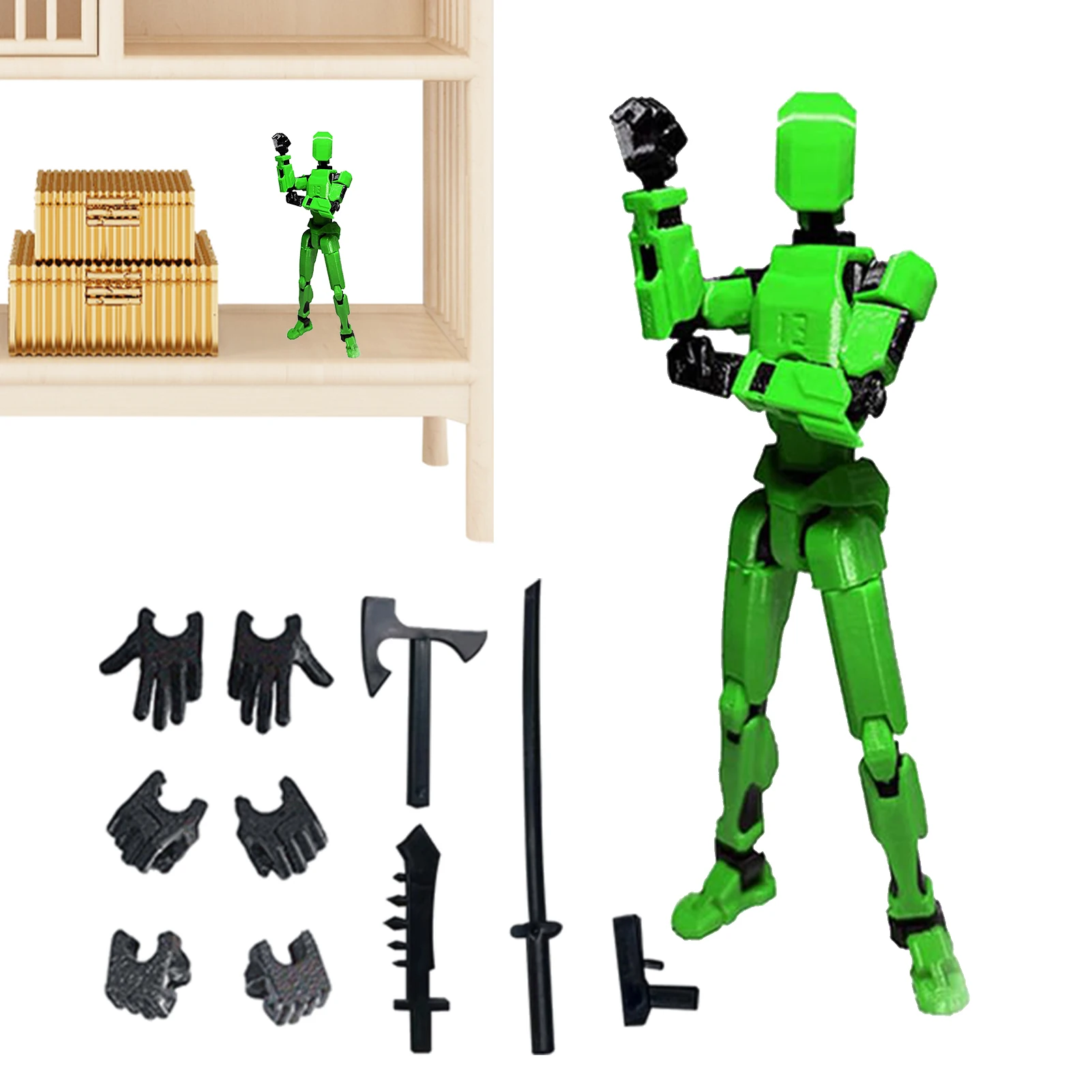 1PCS 13 Joints Figure Articulate Movable Dummy Doll Diy Assembly Toy 3D Printed Action Figure Stop Motion Animation Dummy thumbnail 5