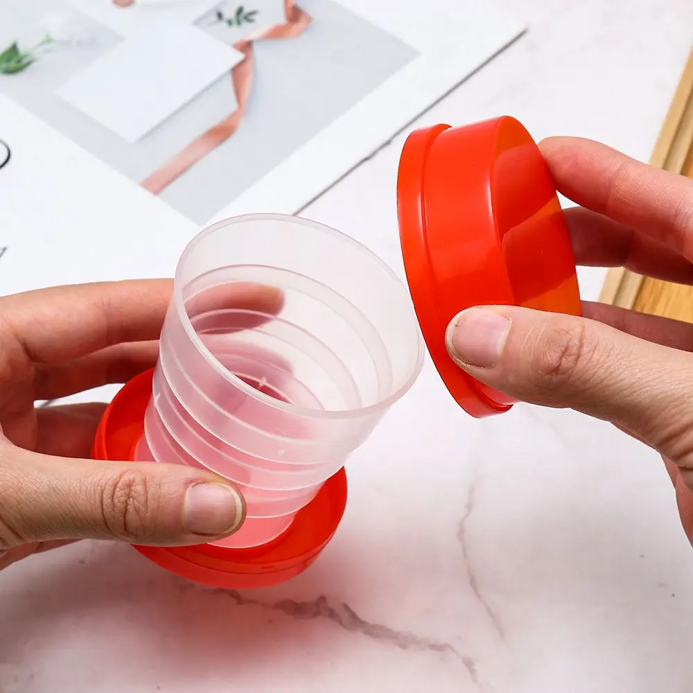 Travel Supplies Portable Kitchen & Dining Sports & Outdoors Collapsible Plastic Cup Coffee Cups Telescopic Drinking Mug thumbnail 3