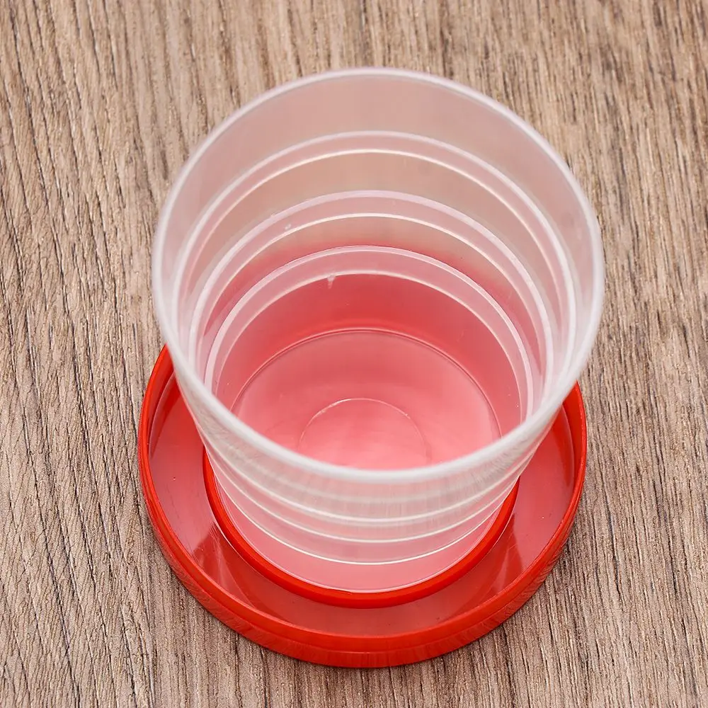 Travel Supplies Portable Kitchen & Dining Sports & Outdoors Collapsible Plastic Cup Coffee Cups Telescopic Drinking Mug thumbnail 4