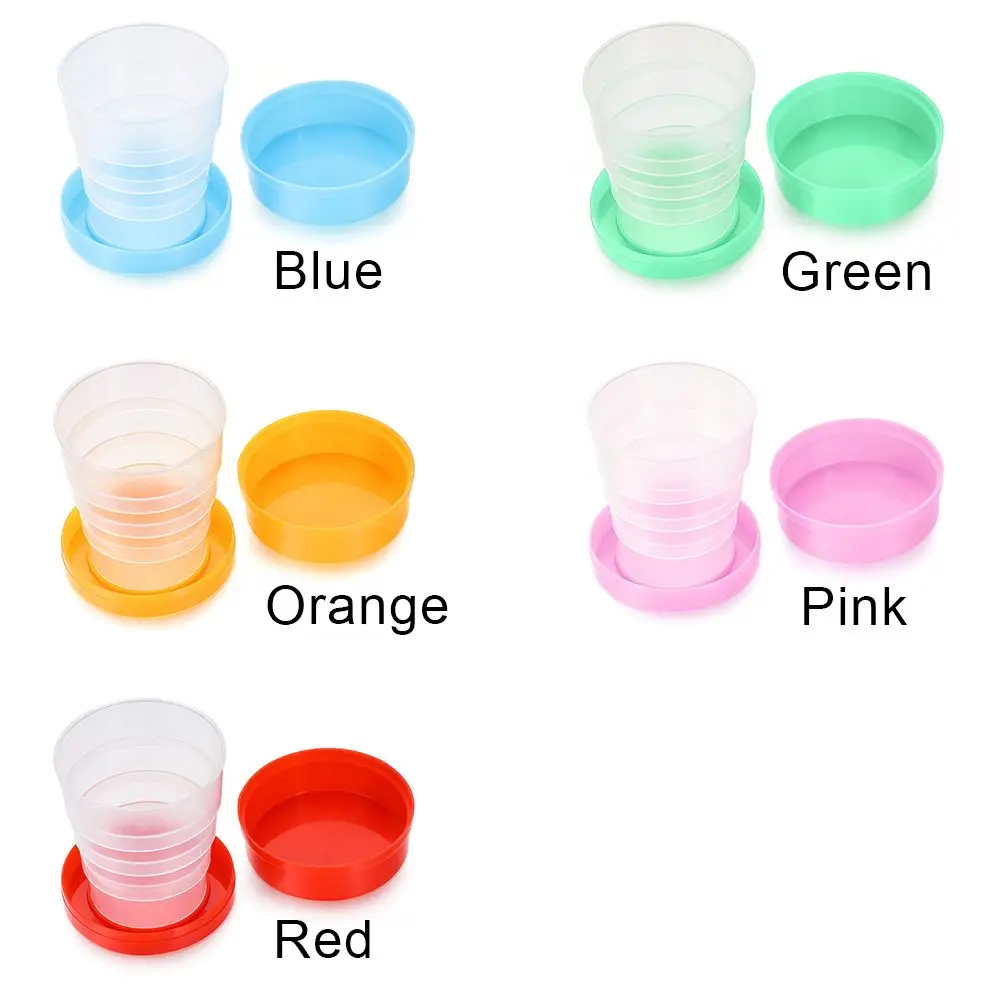 Travel Supplies Portable Kitchen & Dining Sports & Outdoors Collapsible Plastic Cup Coffee Cups Telescopic Drinking Mug thumbnail 6