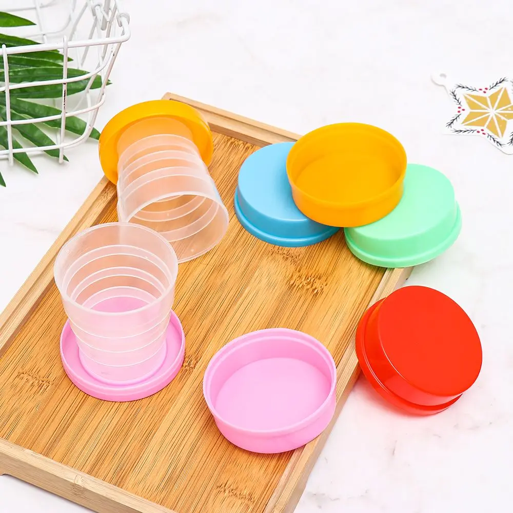 Travel Supplies Portable Kitchen & Dining Sports & Outdoors Collapsible Plastic Cup Coffee Cups Telescopic Drinking Mug thumbnail 2