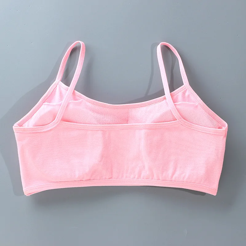 5PCS/Lot Teeange Girls Small Training Bras Purbery School Girl Sports Bra Children Detachable Chest Pad Underwear Kids Tube Tops thumbnail 4