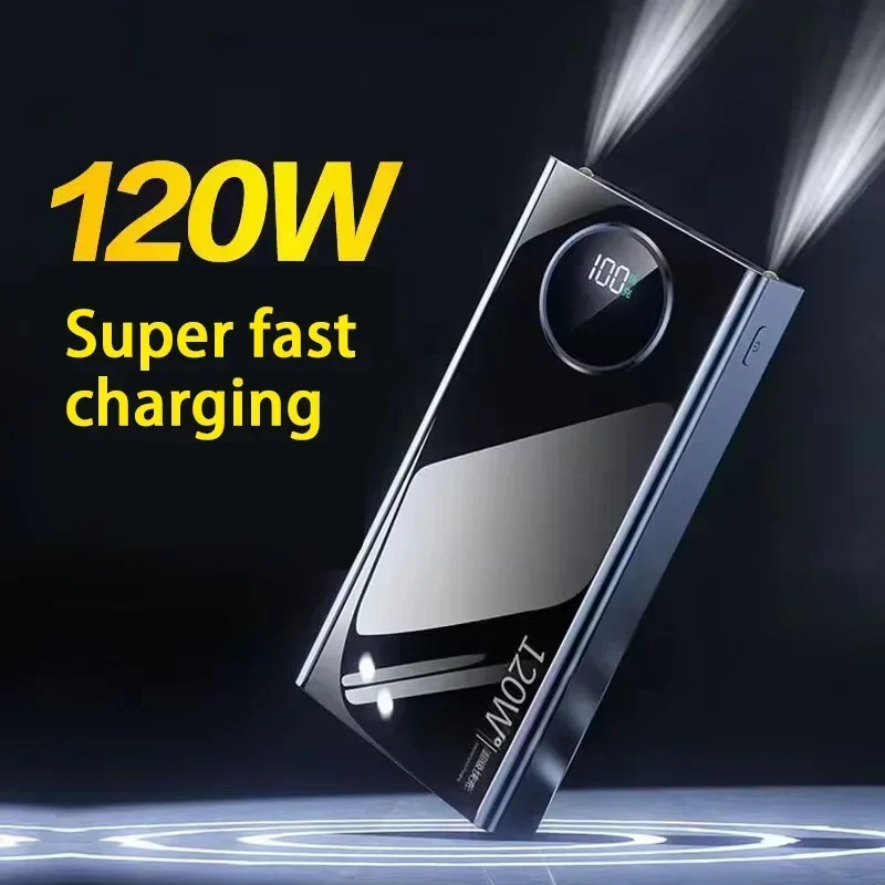 120W Power BankSuper Fast Charging 80000mah Ultralarge Capacity For Mobile Power External Battery For Iphone Xiaomi Samsung thumbnail 5