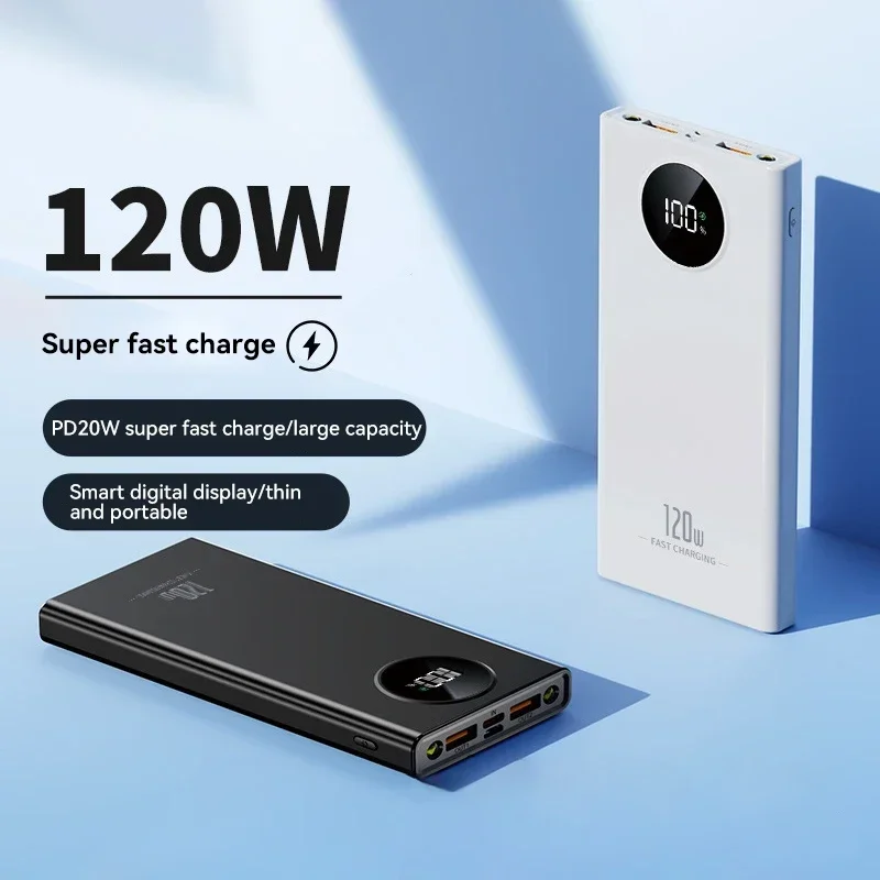 120W Power BankSuper Fast Charging 80000mah Ultralarge Capacity For Mobile Power External Battery For Iphone Xiaomi Samsung thumbnail 4