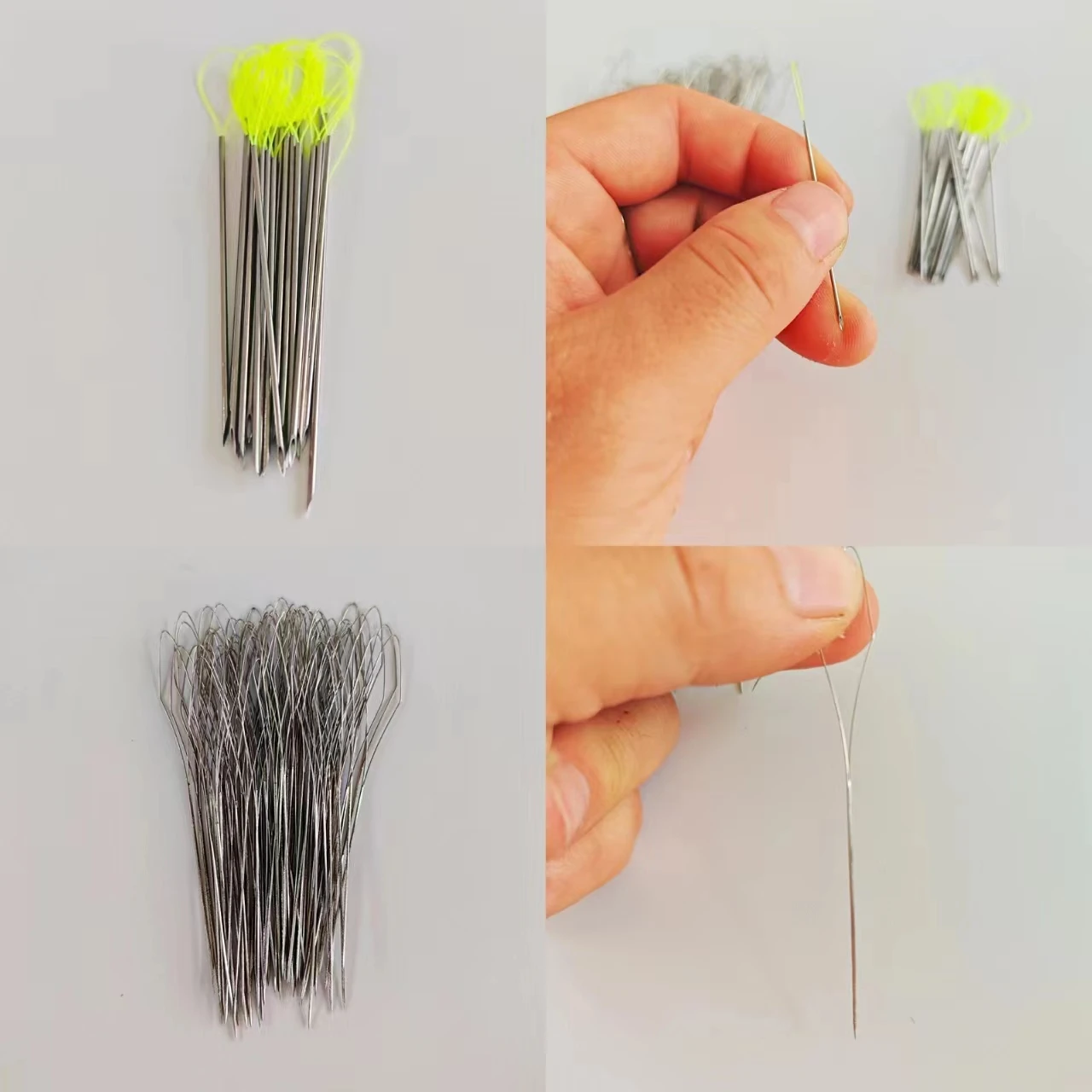 Holding Stand and Ventilating Needle for Lace Wig  Ventilating Holder and hair extension loop for making silk topper