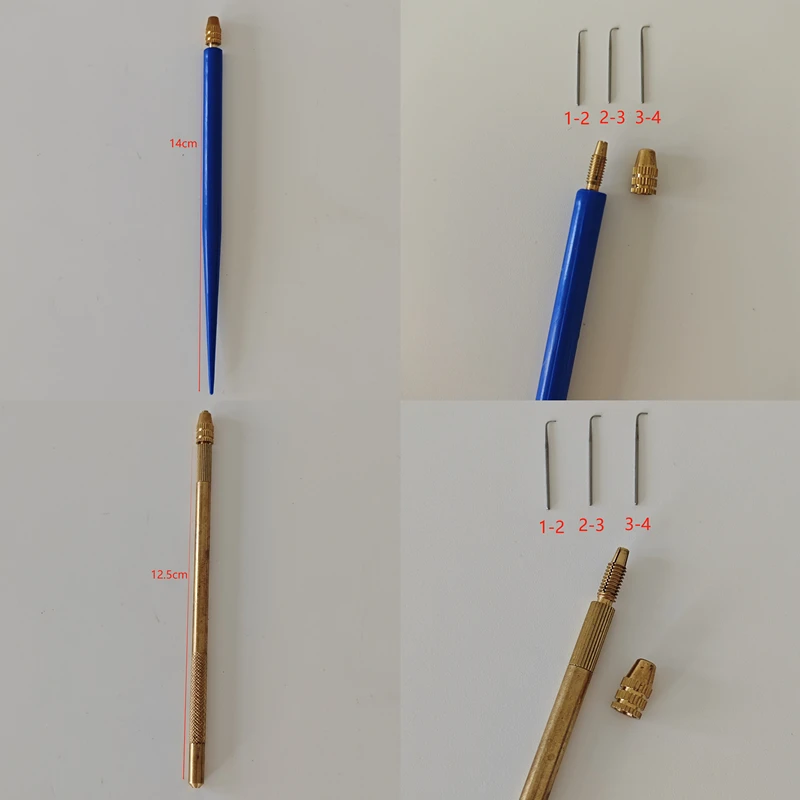 Holding Stand and Ventilating Needle for Lace Wig  Ventilating Holder and hair extension loop for making silk topper thumbnail 2