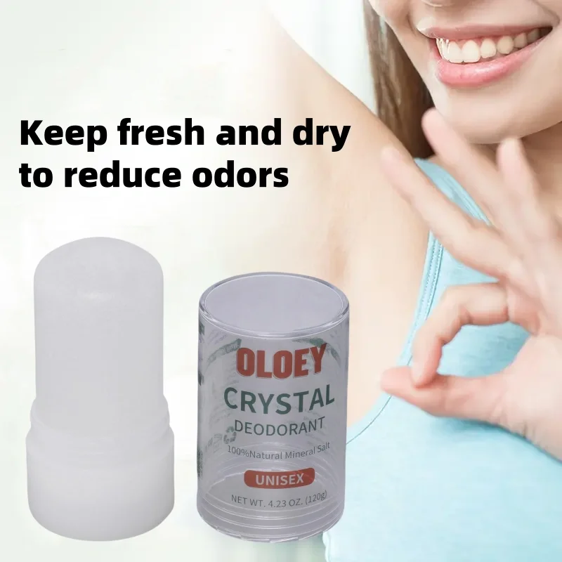 120g/60g Body Odor Remover Antiperspirant Stick New Alum Stick Deodorant Stick Alum Crystal Deodorant Remove Underarm Women Man