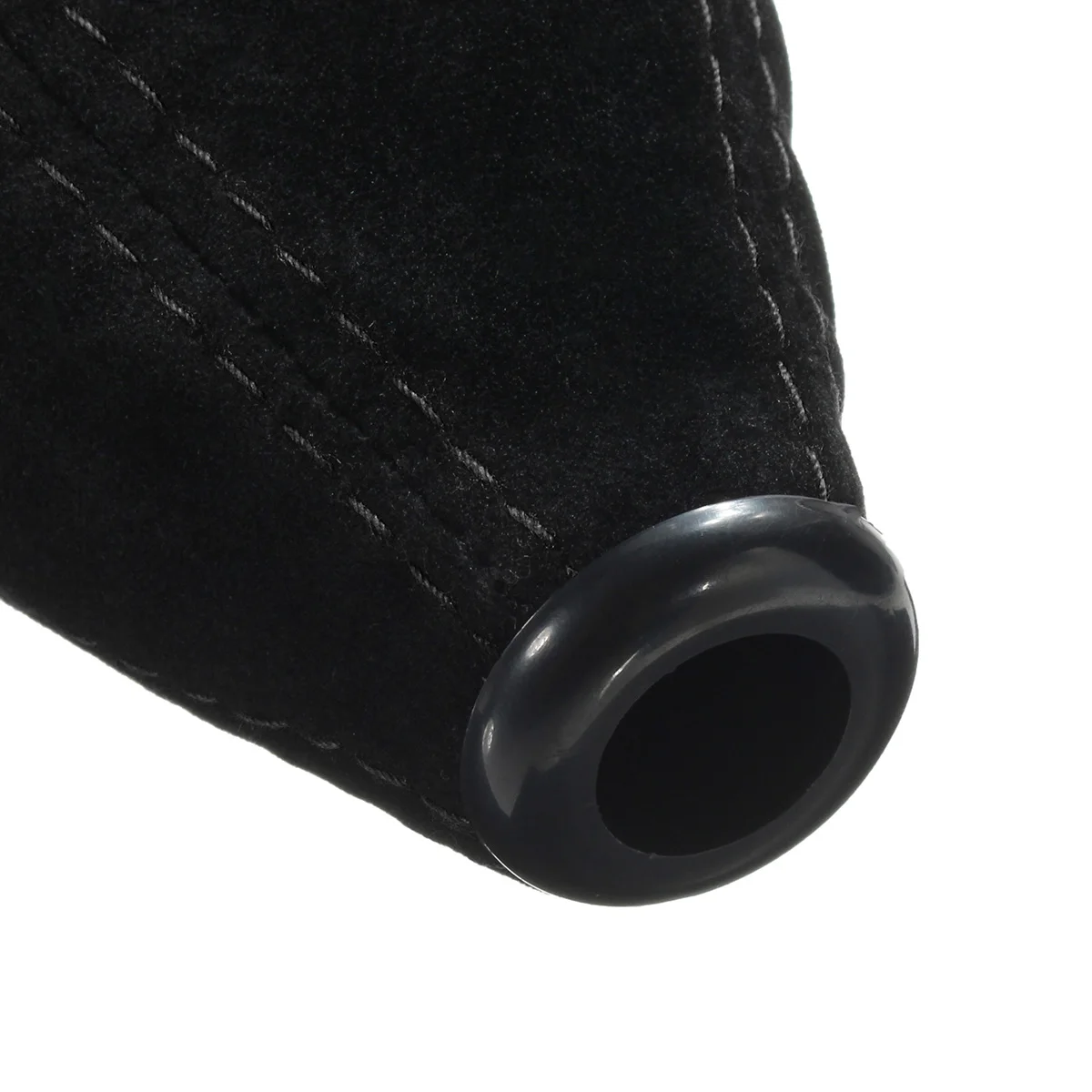 Car Gear Shift Collars Covers Suede PU Leather Gear Stick Shift Shifter Knob Cover Boot Gaiter Red/Black/Yellow/Blue thumbnail 4