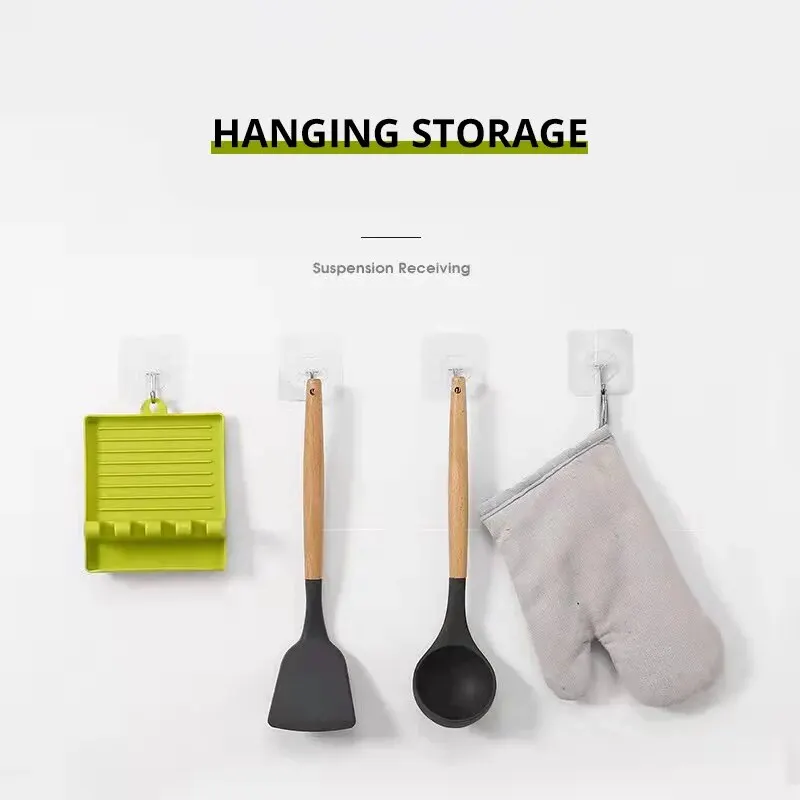 [Hot Sales] 1Pcspatula Rack Pot Lid Rack Shelves Counter Top Shovel Spoon Shelf Soup Spoon Pad Put Soup Spoon Chopsticks Holder thumbnail 4