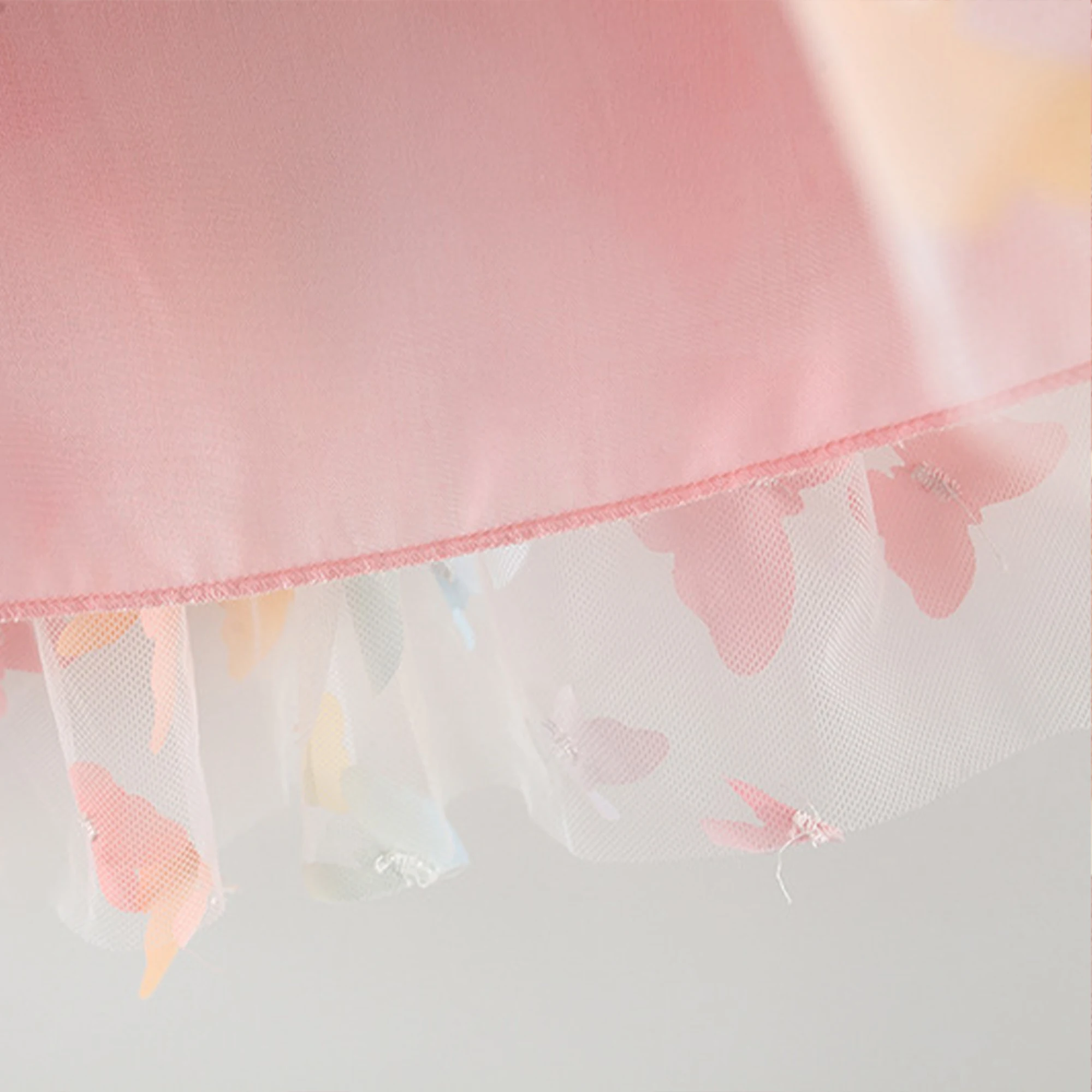 New Baby Girls Birthday Party Evening Dresses Summer Butterfly Wings Children Clothes Sweet Colorful Toddler Kids Costume thumbnail 6
