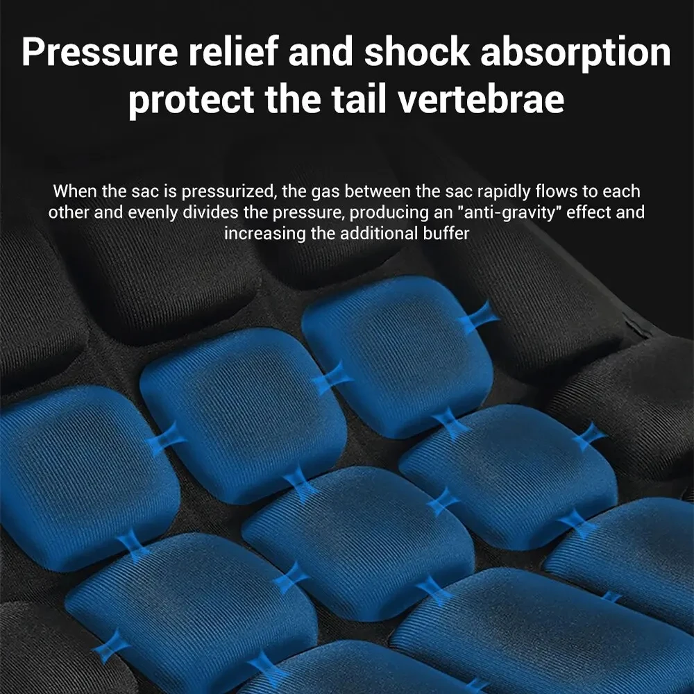 SEAMETAL Motorcycles Seat Cover Cushion Black EVA Foam Soft Comfortable Seat Cushion Universal for Motorbike Electric Bike thumbnail 5