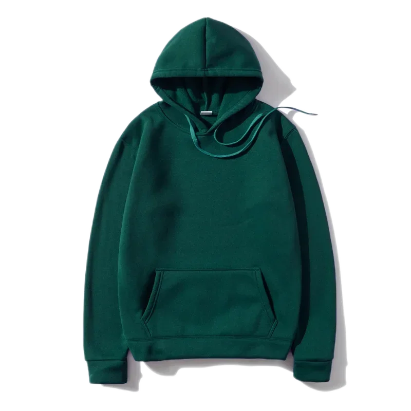 Men's and Women's Solid Color Pocket Hoodies Sports Fitness Sweatshirts Fashionable Casual Pullovers Multi Color thumbnail 5