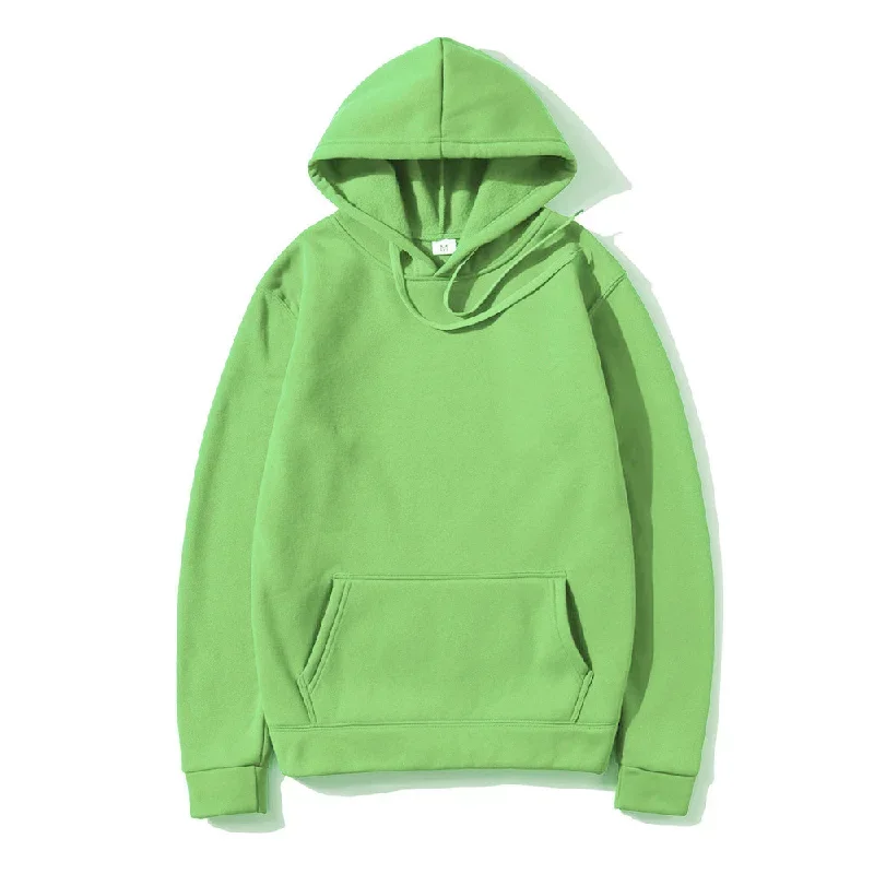Men's and Women's Solid Color Pocket Hoodies Sports Fitness Sweatshirts Fashionable Casual Pullovers Multi Color thumbnail 6