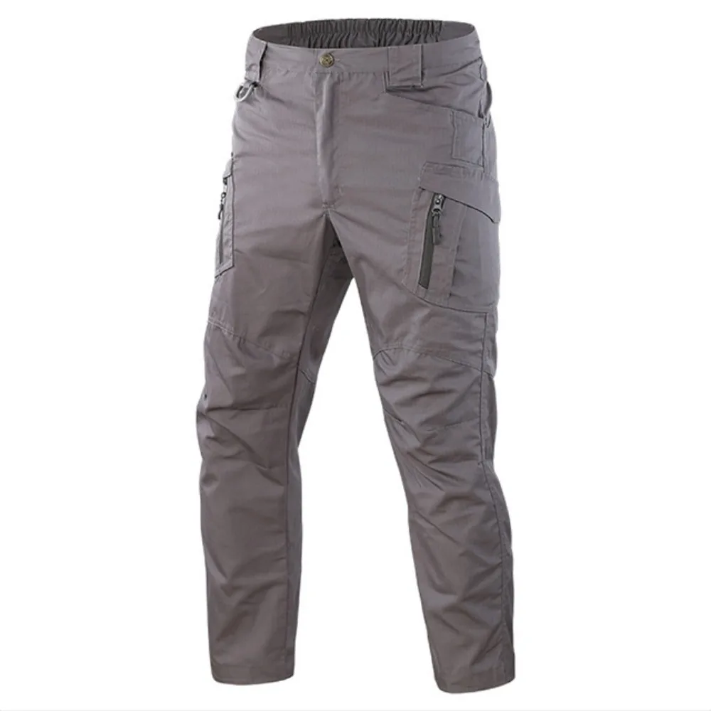 Men Cargo Pants Trousers Multi-pocket Waterproof Wear-resistant Casual Training Overalls Clothing Comfortable Breathable thumbnail 5