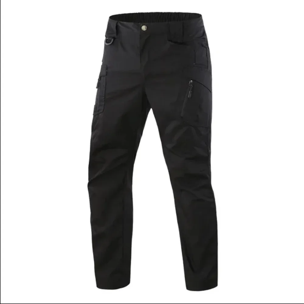 Men Cargo Pants Trousers Multi-pocket Waterproof Wear-resistant Casual Training Overalls Clothing Comfortable Breathable thumbnail 3
