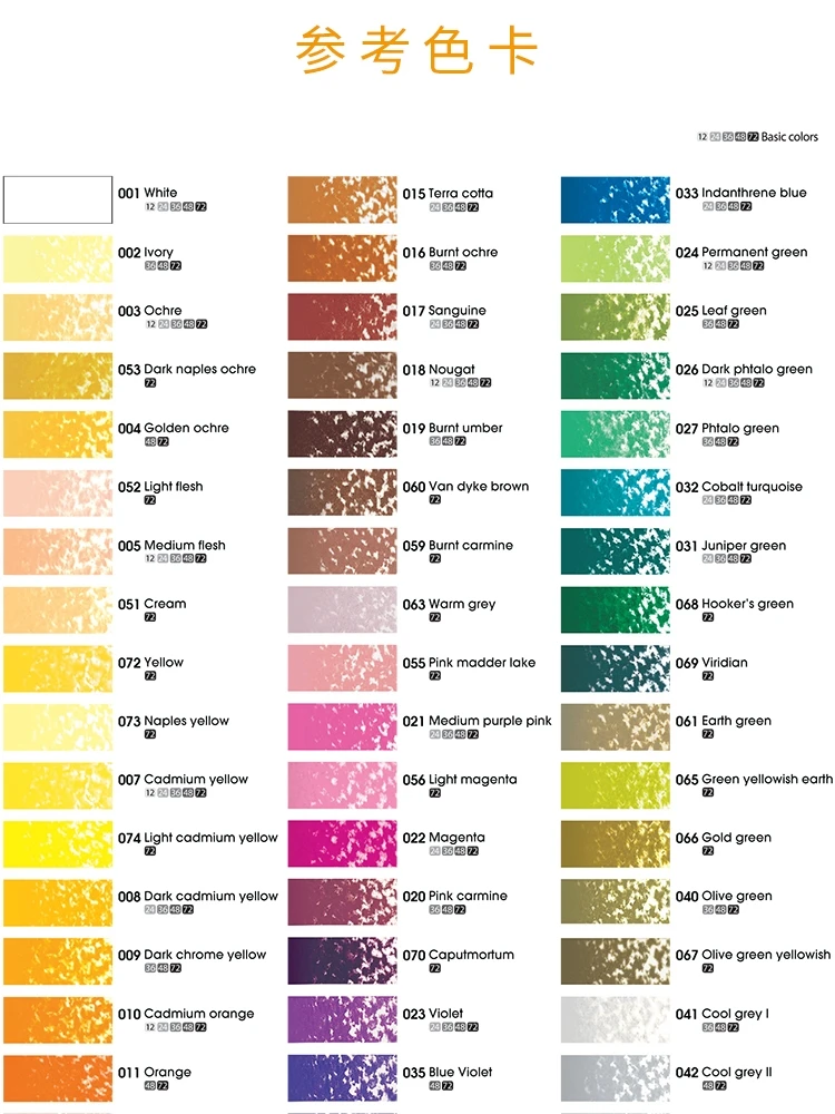 Mungyo Gallery Soft Pastel Squares Chalk 24/36/48 Colors for Art Painting, Drawing, Blending, Oil Crayons Pastels Art Supplies thumbnail 5