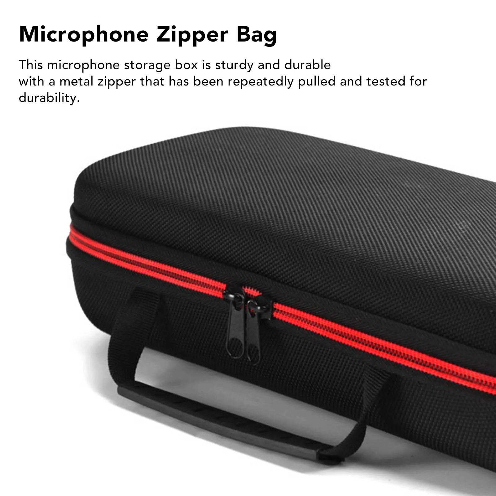 Microphone Carry Bag Microphone Storage Bag Microphone Storage Box Shockproof Drop Proof EVA  Bag Wireless Microphone Case thumbnail 4
