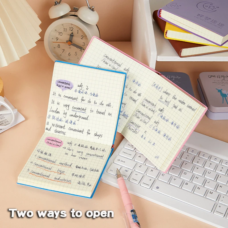 Square Notebook And Journal Mini Notepad Diary Agenda Planner With Lined/Grid/Blank Writing Paper Back To School Office Supplies thumbnail 3
