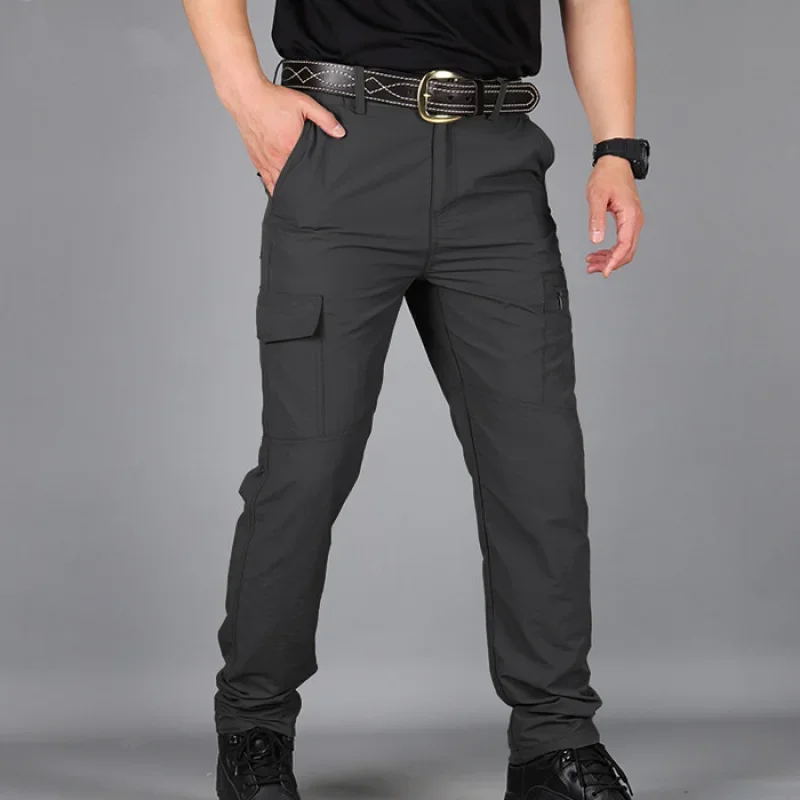 Asian Size Work Pants Men Man Pants Cargo Pants Span Work Clothes Men's Cargo Pants Cargo Pants Man Men's Cargo Pants for Summer thumbnail 6