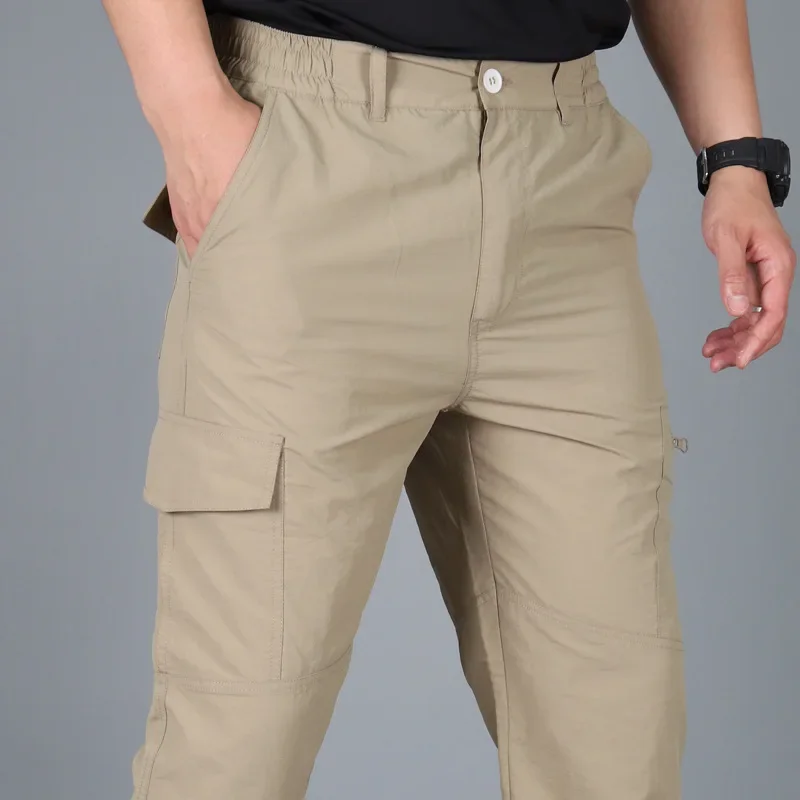 Asian Size Work Pants Men Man Pants Cargo Pants Span Work Clothes Men's Cargo Pants Cargo Pants Man Men's Cargo Pants for Summer thumbnail 4