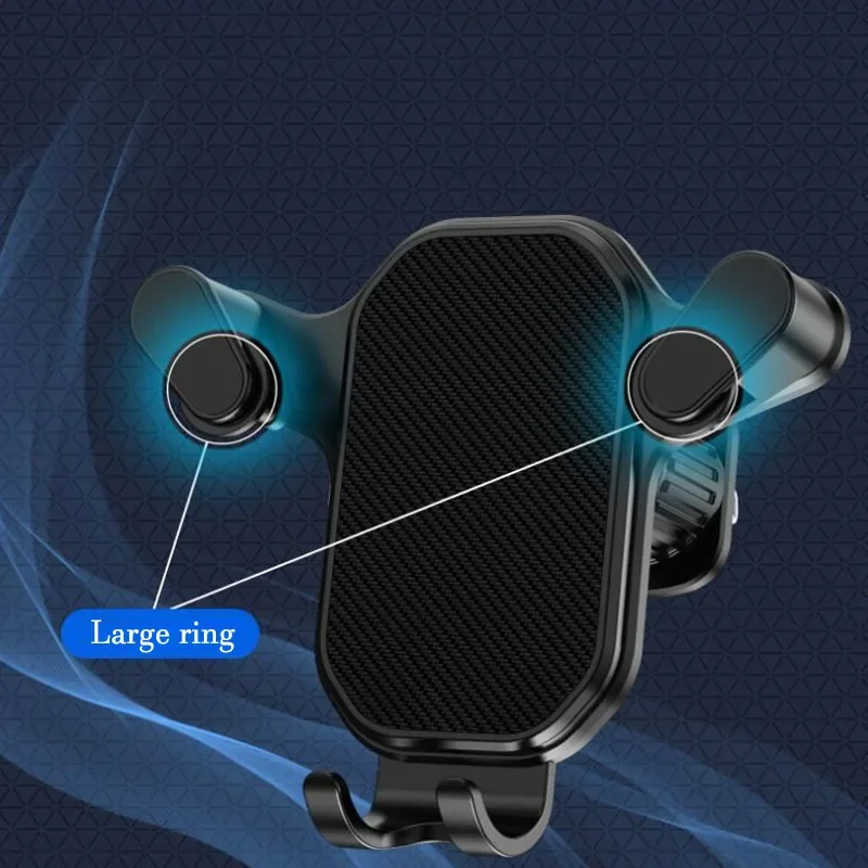 Universal Car Phone Holder with Ventilation Hook for 360 Degree Rotation Installation Anti Shake Supports All Phone Xiaomi thumbnail 6