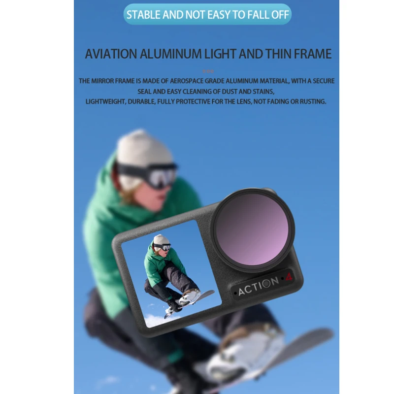 Filter for DJI Osmo Action 4 Lens Filters UV CPL ND 8/16/32 NDPL Polarizer Diving Camera Lenses for DJI Action 3 Accessories thumbnail 6