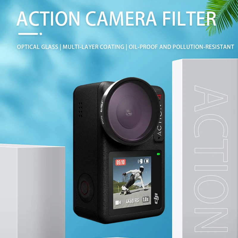 Filter for DJI Osmo Action 4 Lens Filters UV CPL ND 8/16/32 NDPL Polarizer Diving Camera Lenses for DJI Action 3 Accessories thumbnail 2