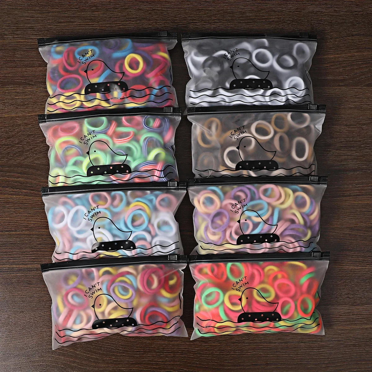 50/100Pcs Hair Bands for Children Colorful Nylon Scrunchie Hair Ties Rubber Band Kids Elastic Hair Leagues Girl Accessories thumbnail 5