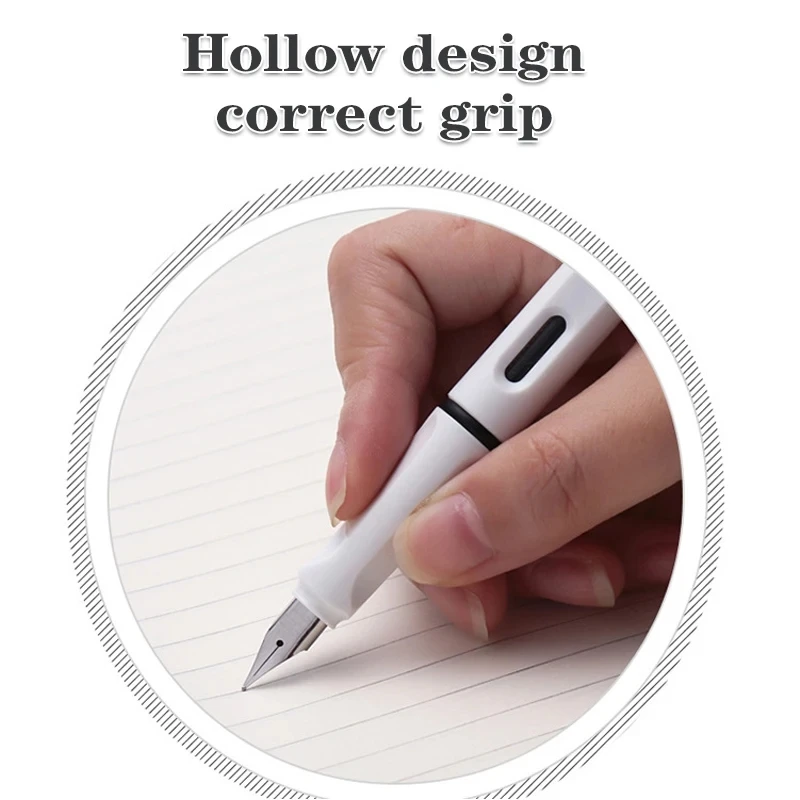 Fountain Pen Set Replaceable Ink Refill Calligraphy Multifunction Pens For Writing 0.38mm Office School Stationery Supplies thumbnail 4