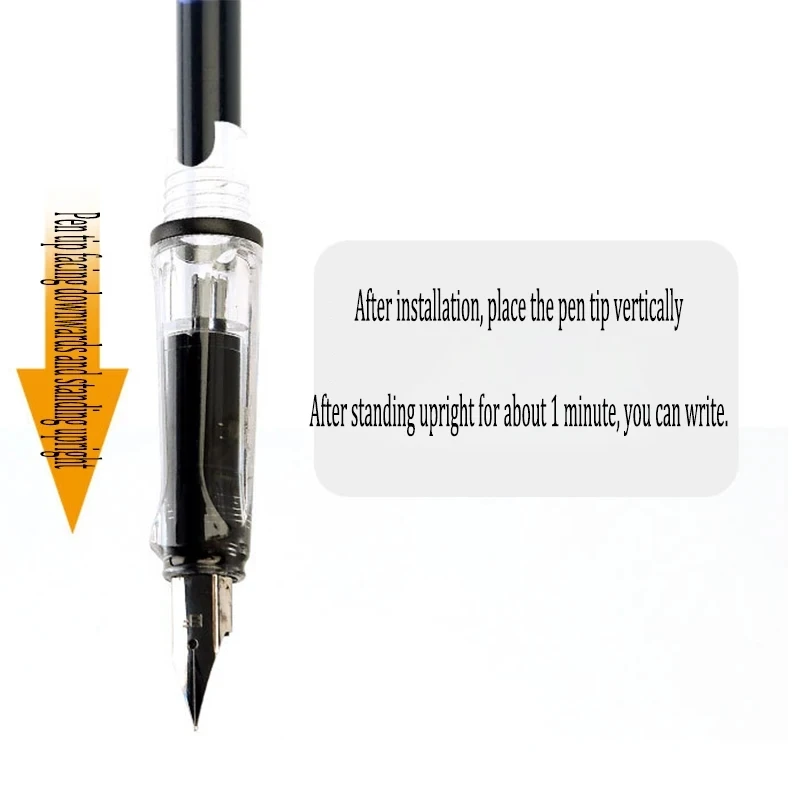 Fountain Pen Set Replaceable Ink Refill Calligraphy Multifunction Pens For Writing 0.38mm Office School Stationery Supplies thumbnail 6