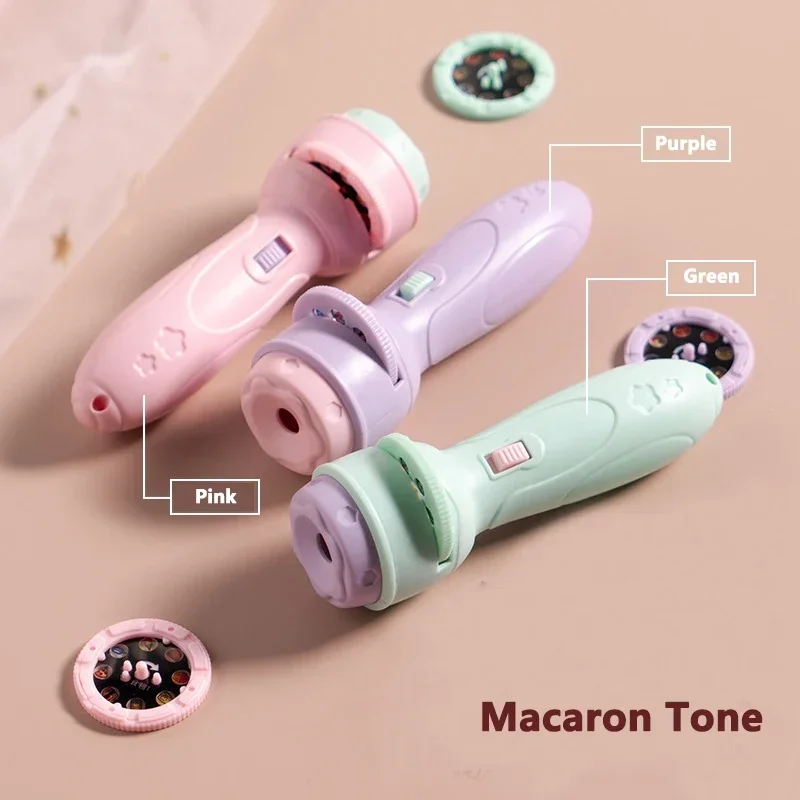 Baby Projector Torch Cartoon Projection Flashlight Early Education Cognition Before Bedtime Story Book 80 Patterns Luminous Toys thumbnail 5