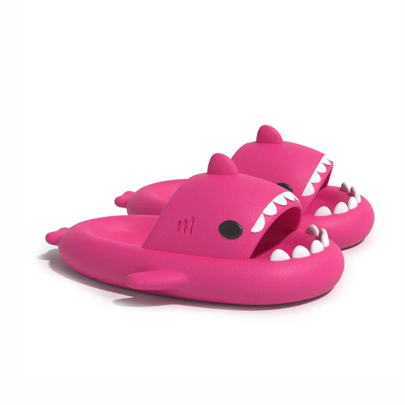 New Style Shark Slippers Women Summer Cute EVA Flip Flops Men Non-slip Indoor Outdoor Slides Girls Boys Beach Shoes Sandals thumbnail 3