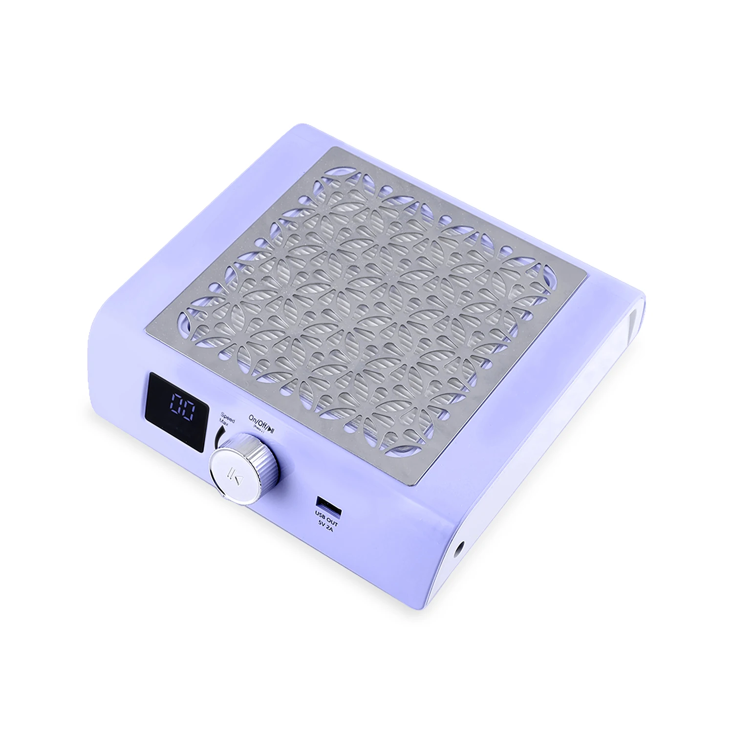Wireless 85W Powerful Strong Suction Nail Dust Collector Vacuum 4500RPM Battery Nail Dust Cleaner With Replaceable Fitter