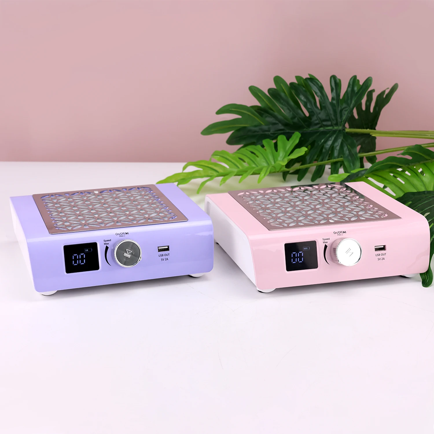 Wireless 85W Powerful Strong Suction Nail Dust Collector Vacuum 4500RPM Battery Nail Dust Cleaner With Replaceable Fitter thumbnail 2