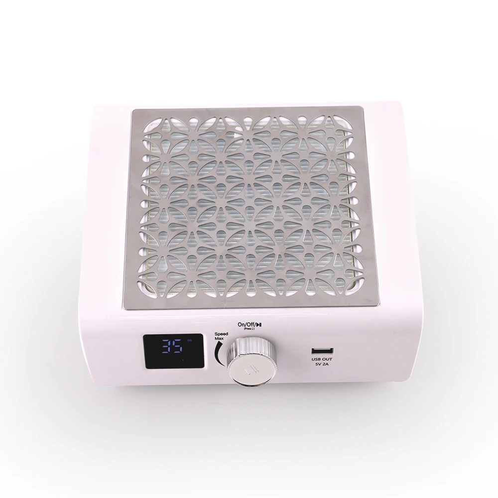 Wireless 85W Powerful Strong Suction Nail Dust Collector Vacuum 4500RPM Battery Nail Dust Cleaner With Replaceable Fitter thumbnail 6