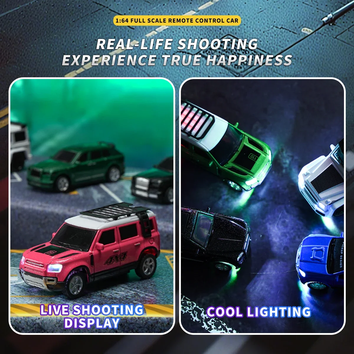 New RC Car MINI Alloy 1/64 Remote Control Car Convenient to Carry 60 Minutes of Work Time Children's Gifts Electronic Toys thumbnail 5