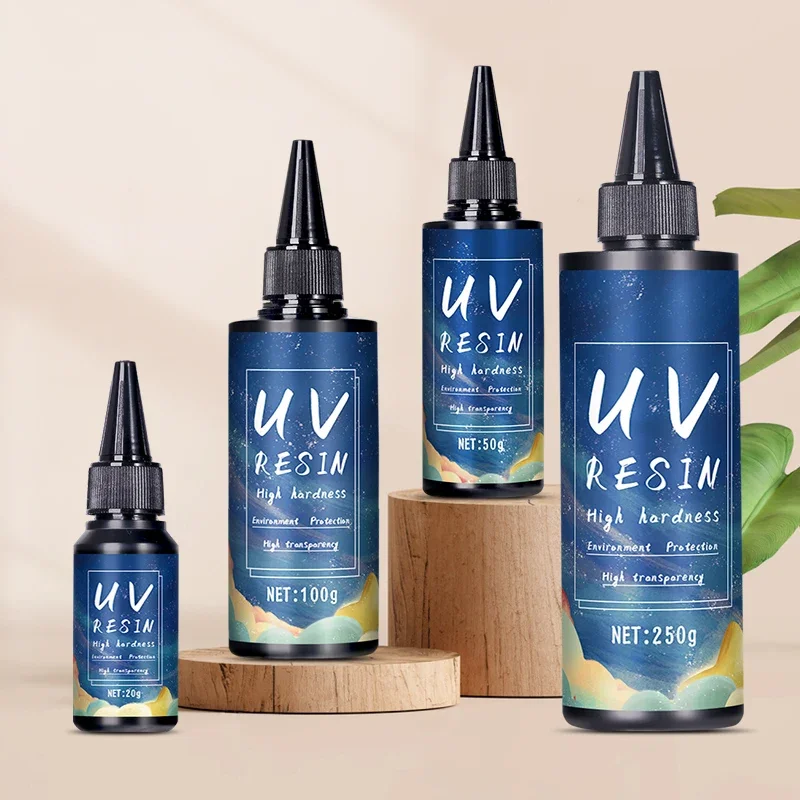 UV Resin Glue for DIY Jewelry, Epoxy Resin and UV Lamp High Transparency Fast Drying High Hardness, 20g, 50g, 100g, 250g, 1000g thumbnail 5
