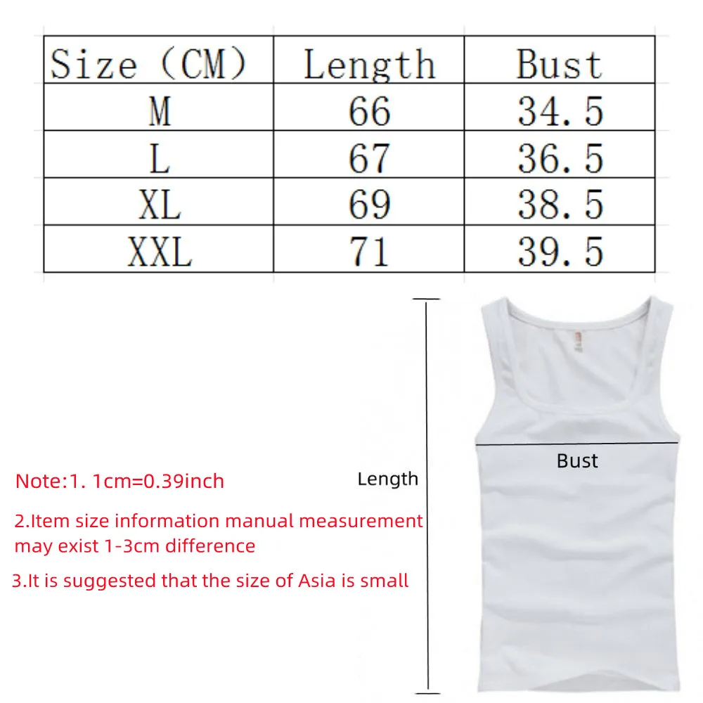 HOT Summer Plus Size Male Clothes Tank Tops 100% Pure Cotton Sleeveless Fitness T-shirt Elastic Bodybuilding Vest For Men Women thumbnail 6