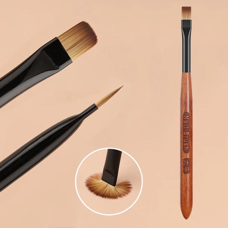 Nail Glue Phototherapy Pen UV Gel Brush Pen Acrylic Brush Professionnal Nail Art Brushes Painting Drawing Brush Manicure Tools thumbnail 3