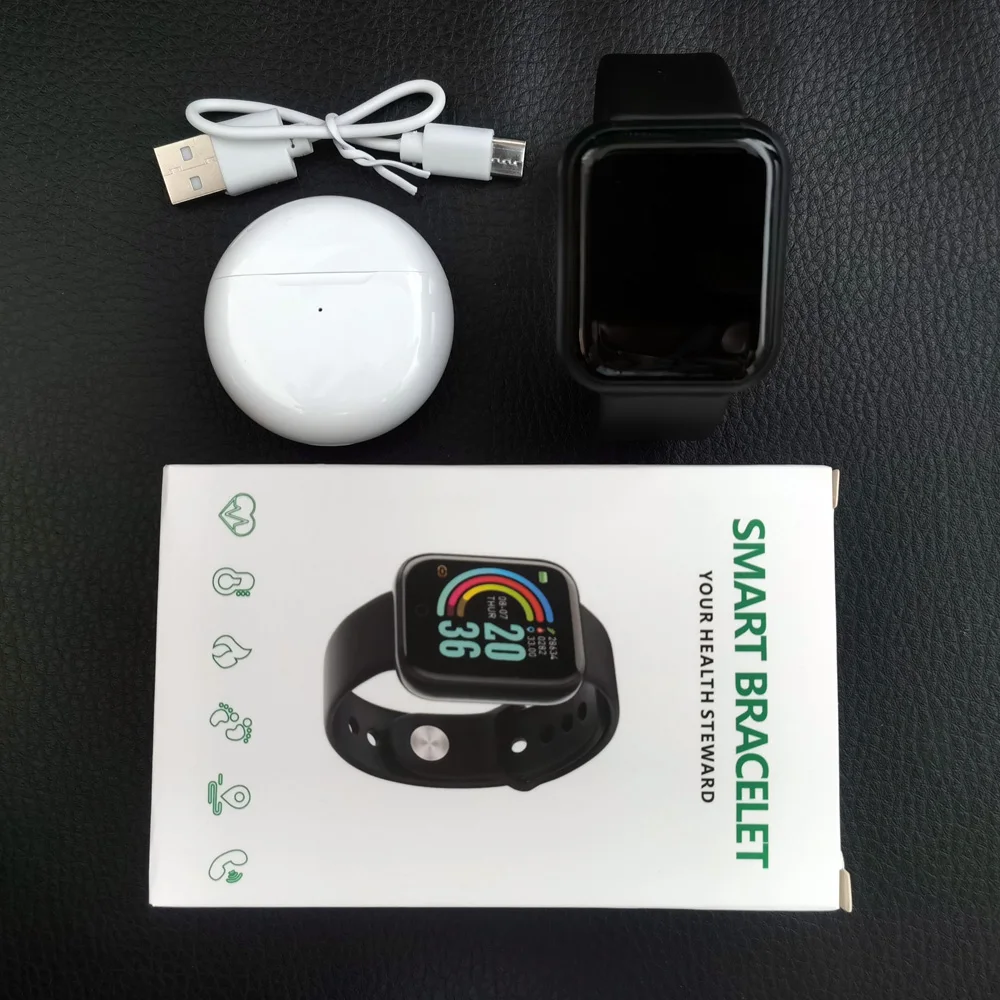 D20 Smart Watch Sport Fitness Tracker Pedometer Smartwatch for Men Women Digital Wristwatch Y68 Pro6 Gift thumbnail 6