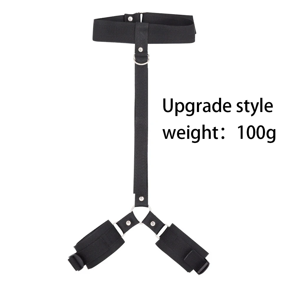 Female Handcuff Neck Collar Wrist Mouth Gag Strap Fetish SM Sex Toys Woman Couples Bdsm Bondage Set Restraint Adult Game Product thumbnail 3