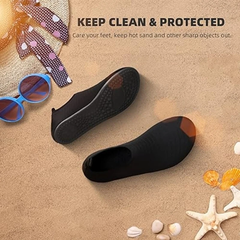 1Pair Wading Shoes Quick-drying Beach Barefoot Shoes Men Women Anti-slip Swimming Slippers Seaside Sports Sneakers Diving Socks thumbnail 4