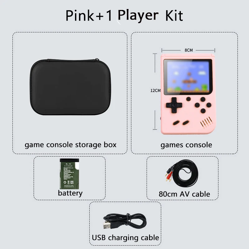 Built-in 500+ Classic Games Children's Handheld Game Players for Gameboy Output Emulator Charging Can Be Connected To The TV thumbnail 6